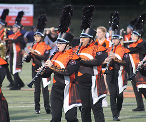 Marching Band on Field